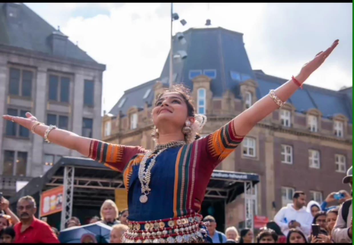 Dam Square ISKCON Amsterdam Rath Yatra